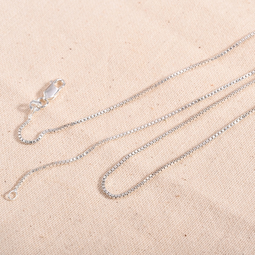 Damaged 925 Silver Box Chain 18"